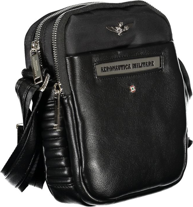 Aeronautica Militare Elegant Black YK-100 SUM-3500 Shoulder Bag