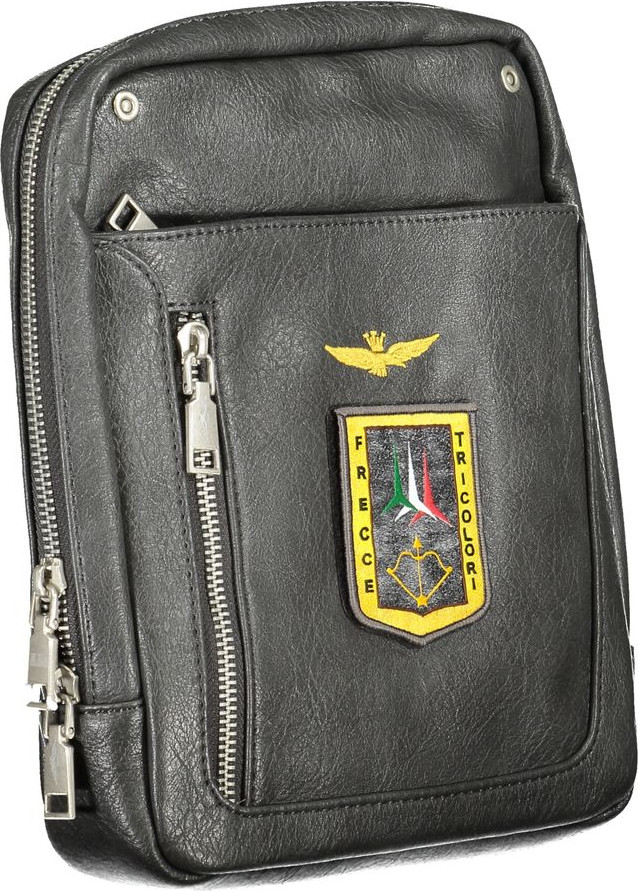Bag Aeronautica Militare Chic Military-Inspired Gray Shoulder Bag