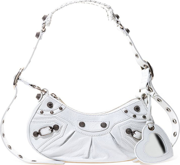 Сумка Balenciaga Элегантная белая кожаная сумка