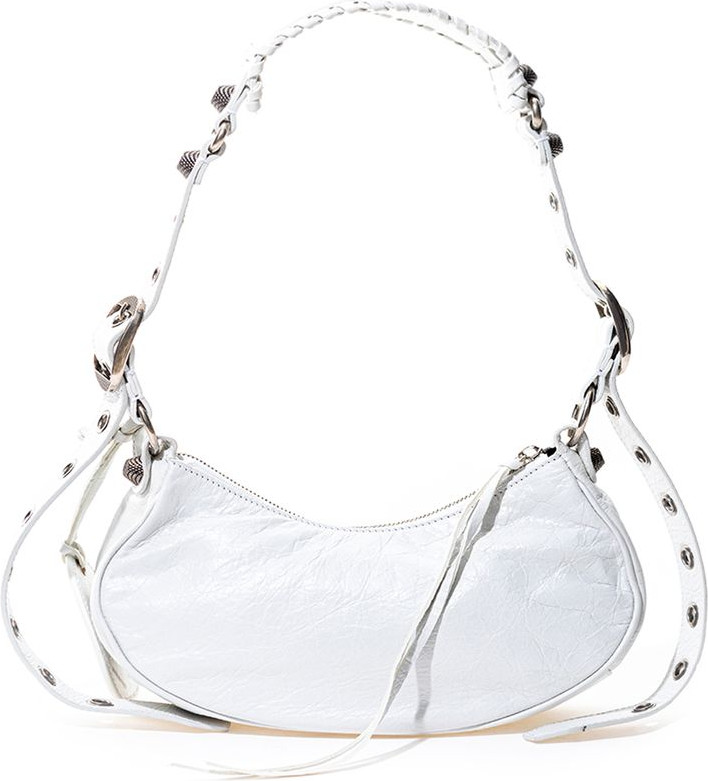 Сумка Balenciaga Элегантная белая кожаная сумка