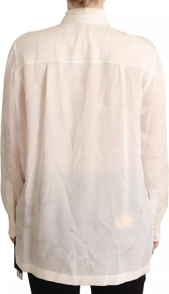 White Blouse Dolce & Gabbana Collared top shirt blouse