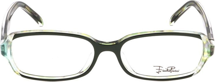 Bicolor Plastic Glasses Frames Emilio Pucci