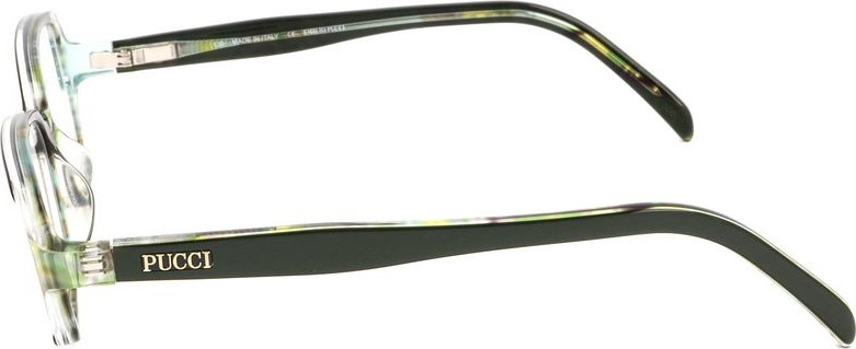 Bicolor Plastic Glasses Frames Emilio Pucci