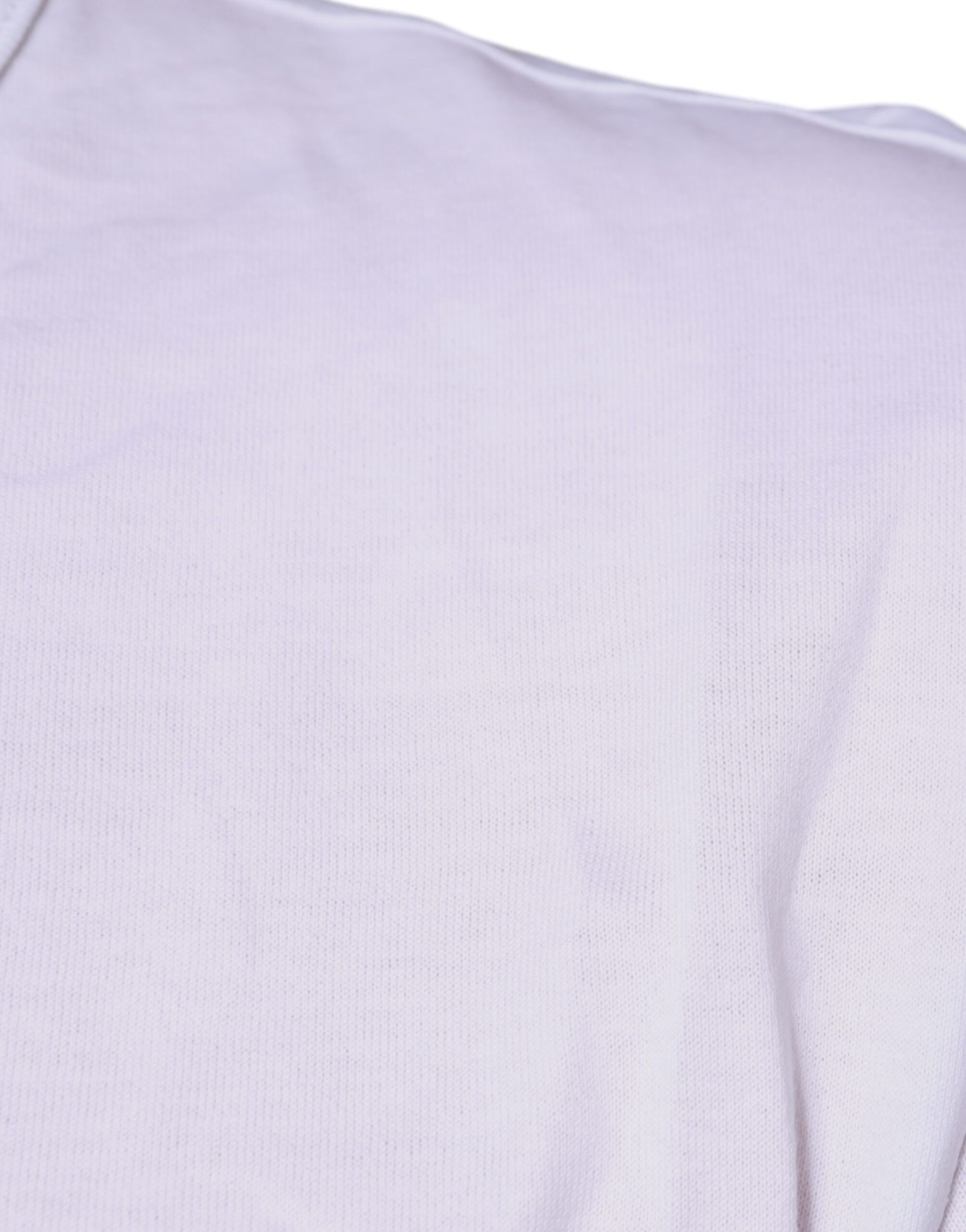 White Cotton V-neck Short Sleeves T-shirt Dolce & Gabbana