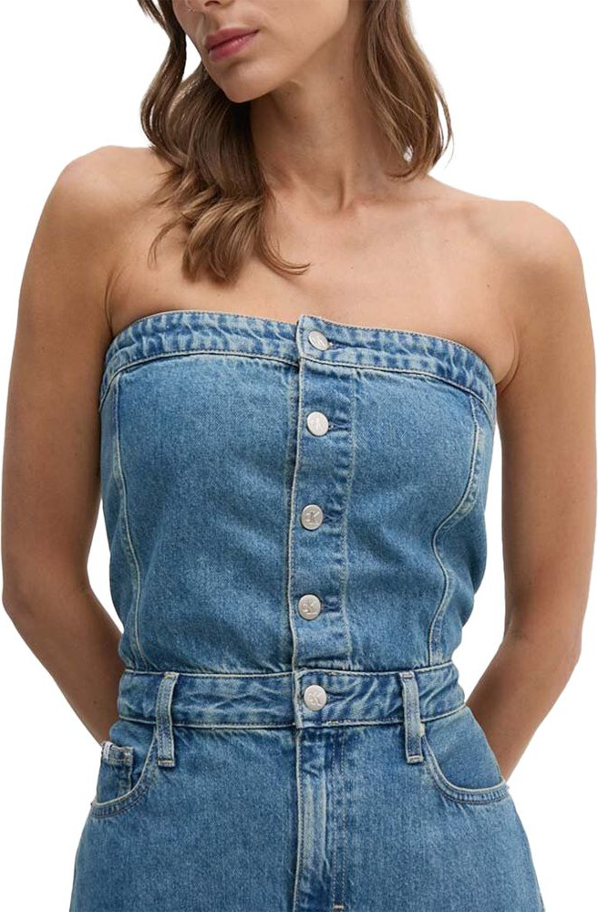 Платье макси без бретелек Calvin Klein Jeans