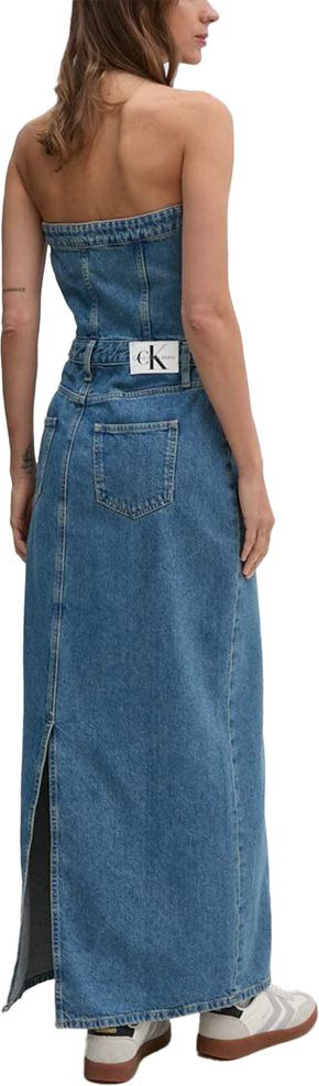 Платье макси без бретелек Calvin Klein Jeans