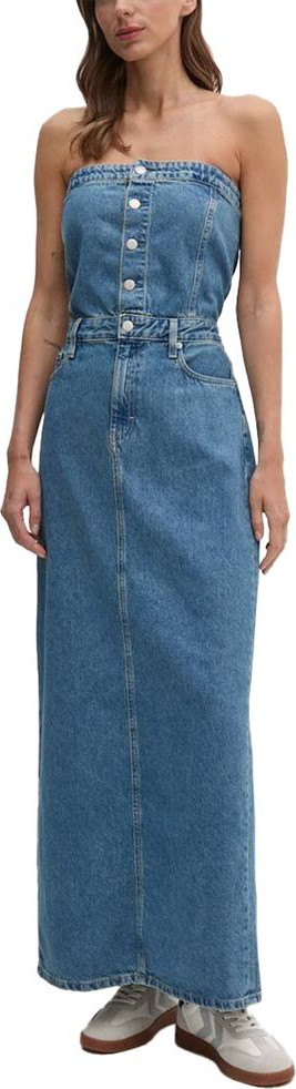 Платье макси без бретелек Calvin Klein Jeans
