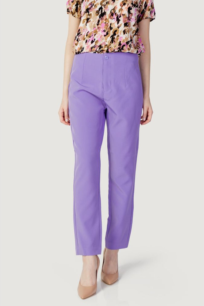 Trousers ONLY Purple Polyester Pants