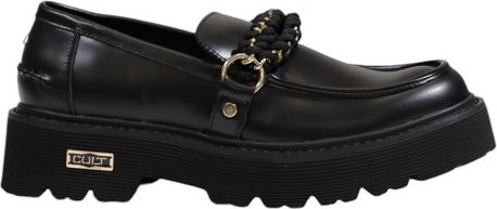 Shoes Cult Black Leather Platform Pumps