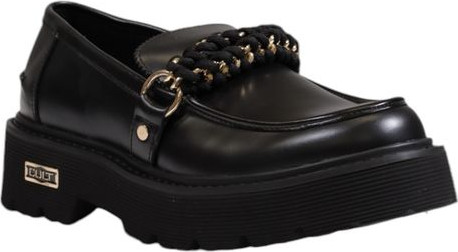 Shoes Cult Black Leather Platform Pumps