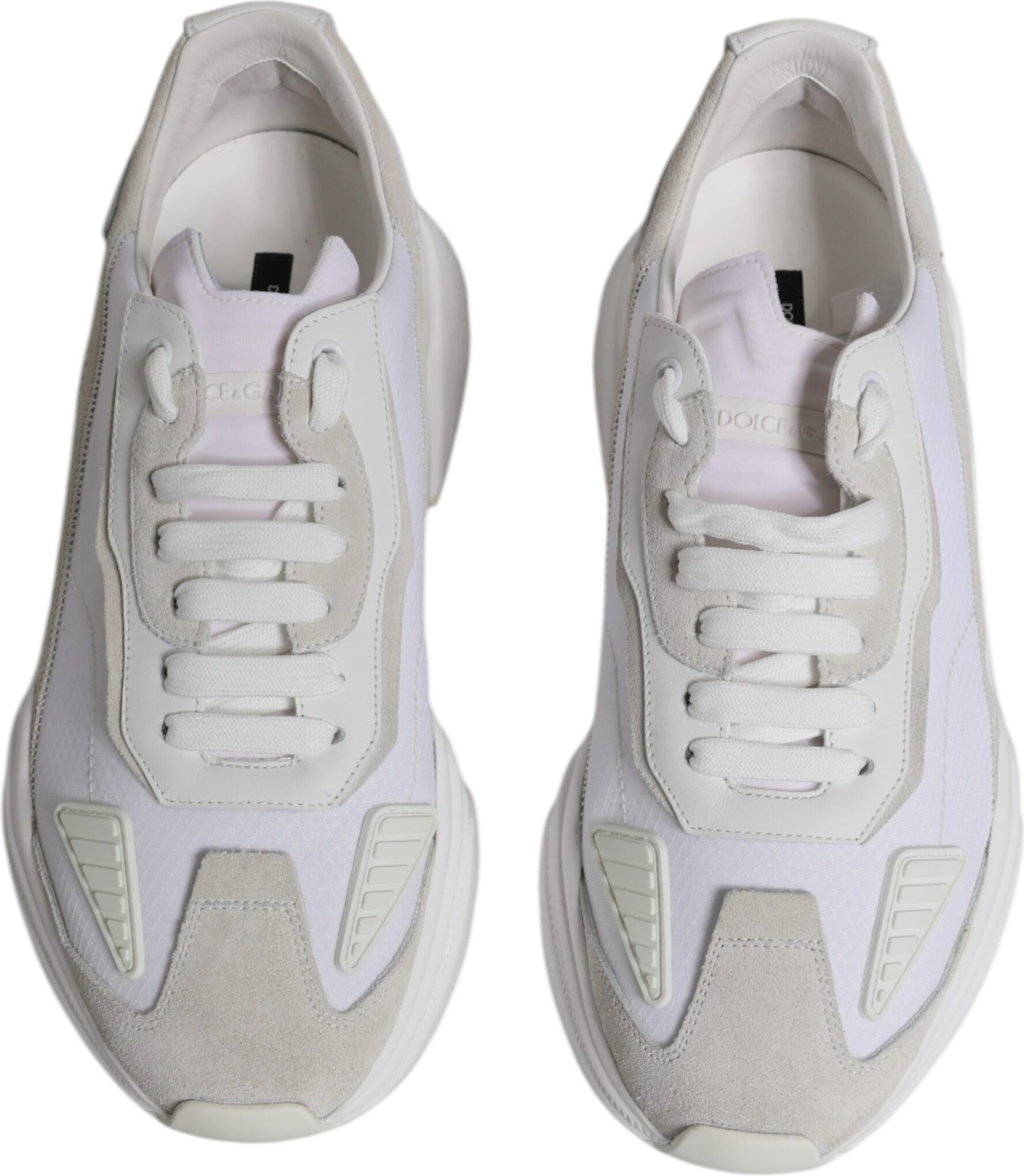 Sneaker Shoes White Leather Daymaster Dolce & Gabbana