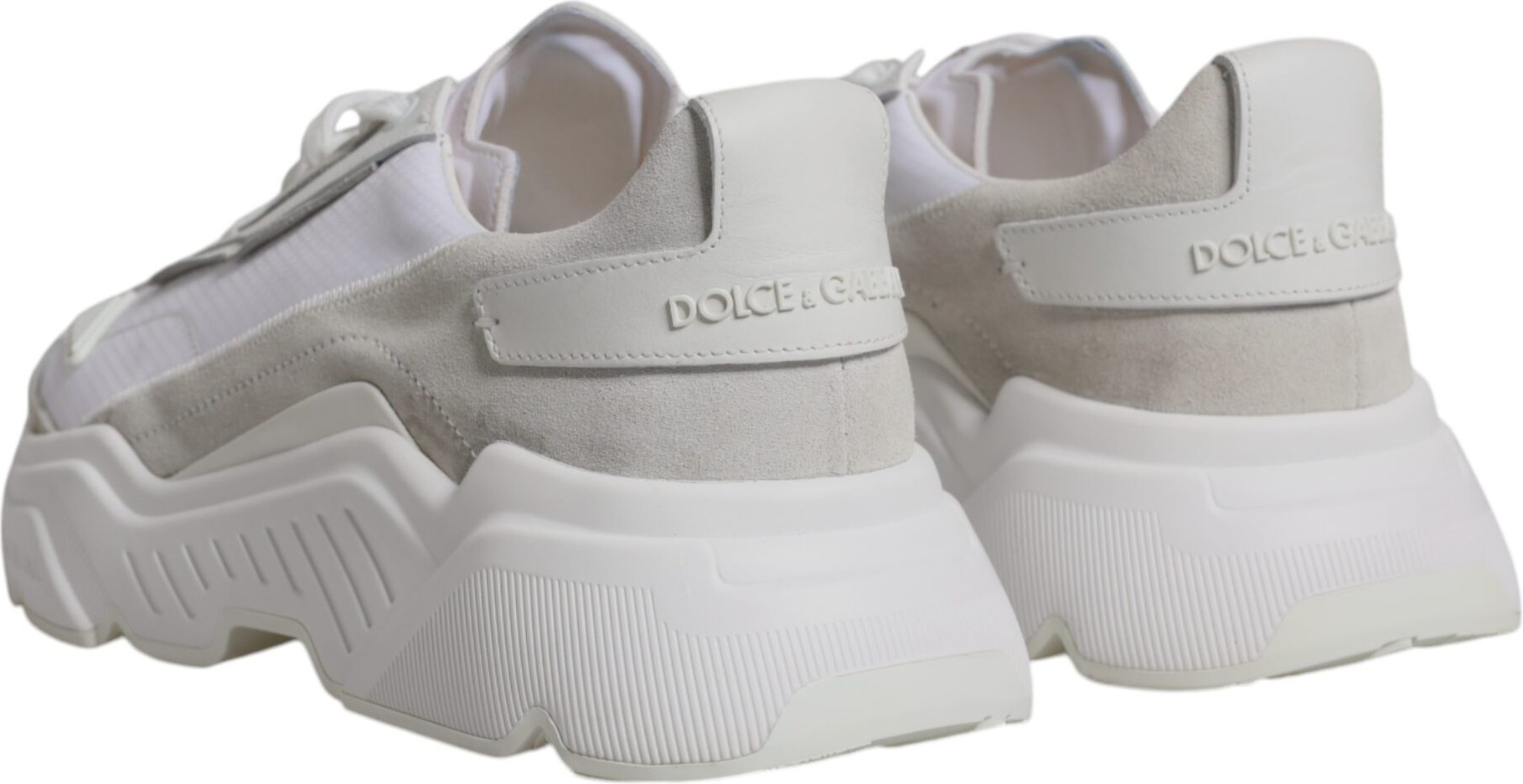 Sneaker Shoes White Leather Daymaster Dolce & Gabbana