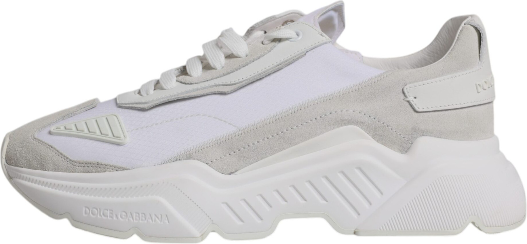 Sneaker Shoes White Leather Daymaster Dolce & Gabbana