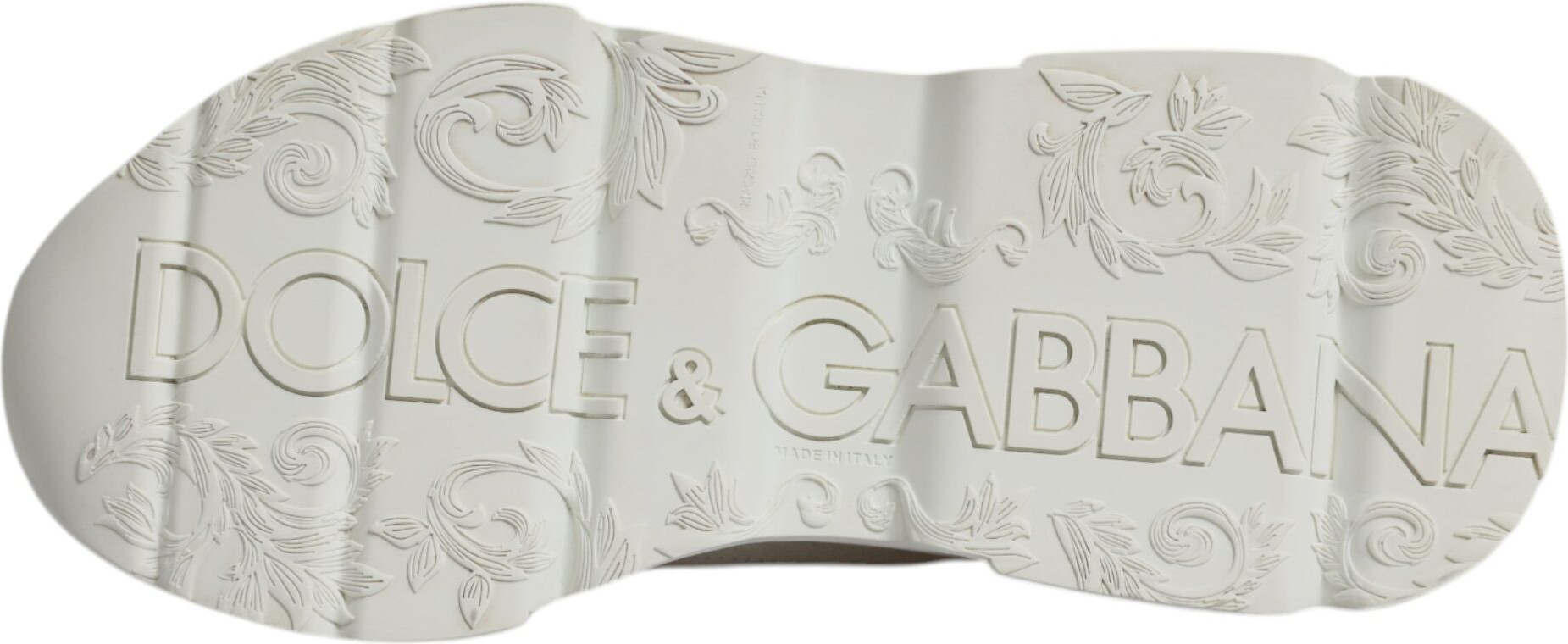Sneaker Shoes White Leather Daymaster Dolce & Gabbana