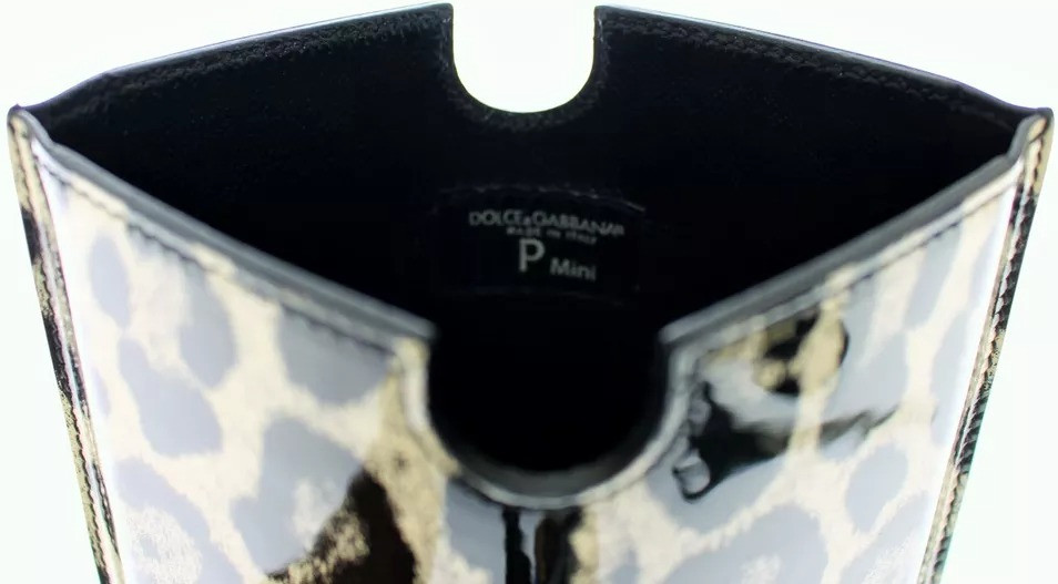 Tablet Case Dolce & Gabbana White Leopard Pattern