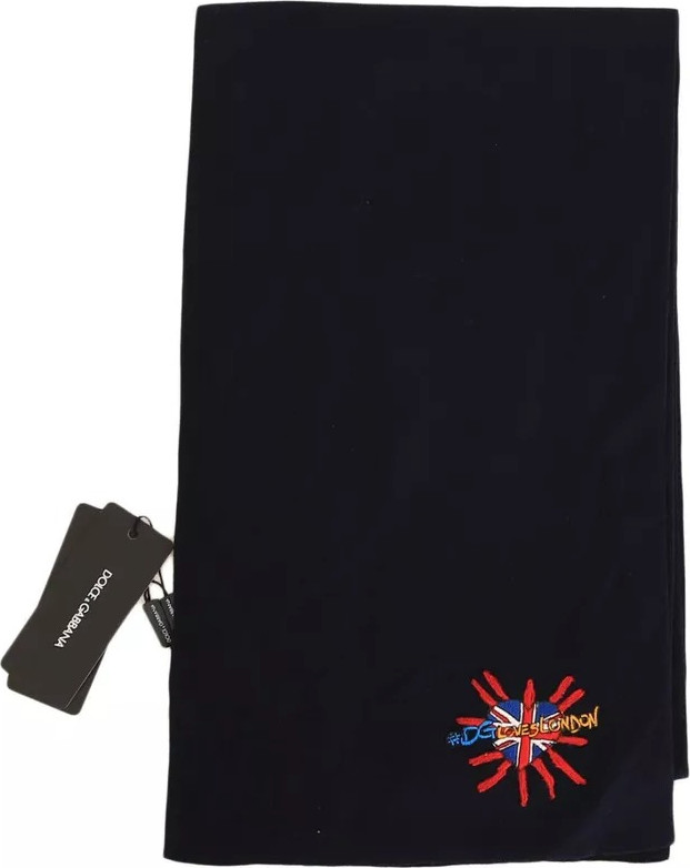 Shawl Scarf Dolce & Gabbana Blue Wool