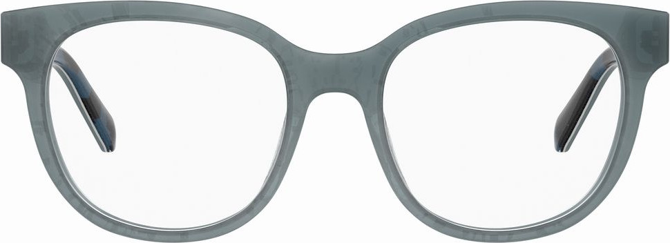 Blue Acetate Glasses Frames LOVE MOSCHINO