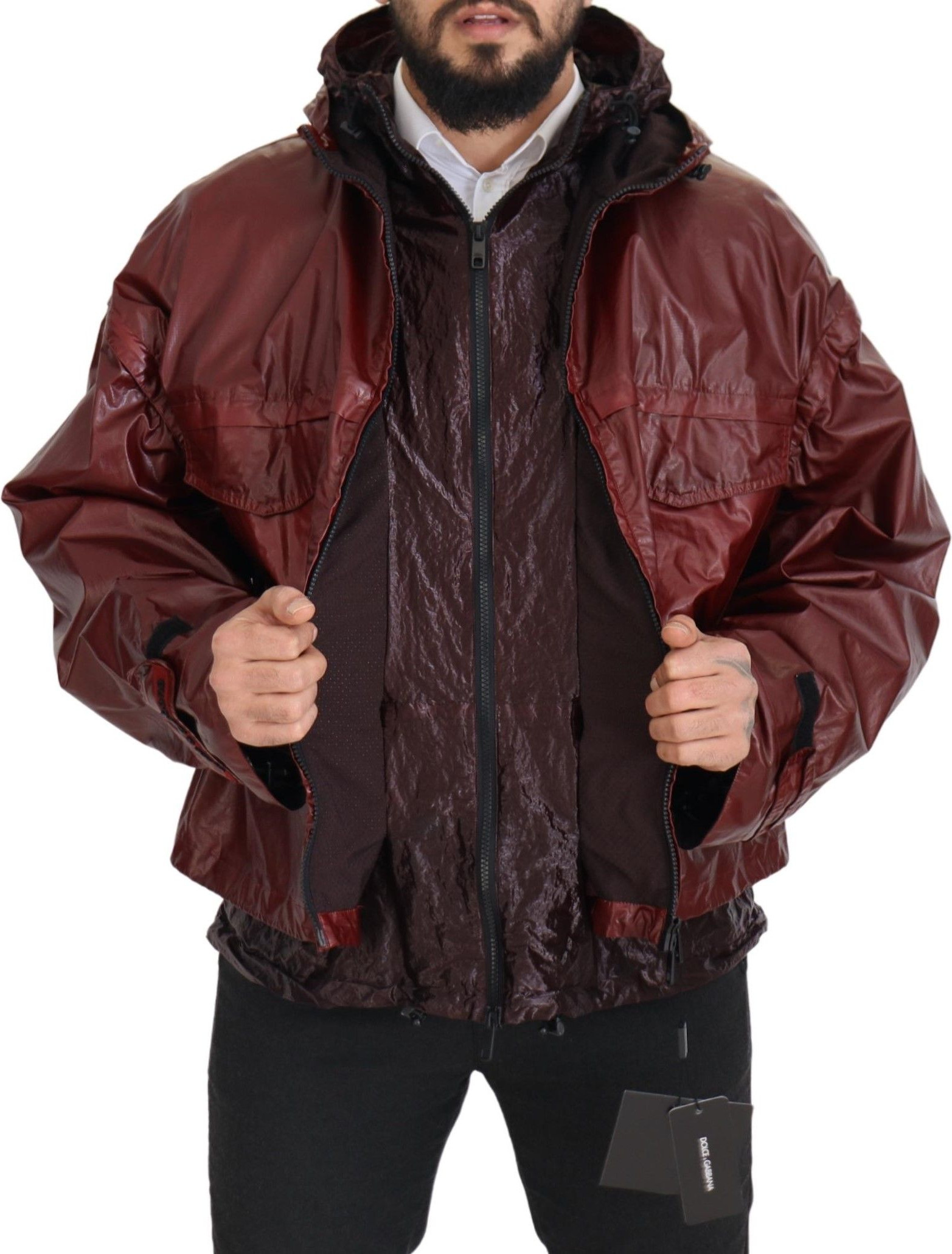 Hooded Full Zip Jacket Dolce & Gabbana
