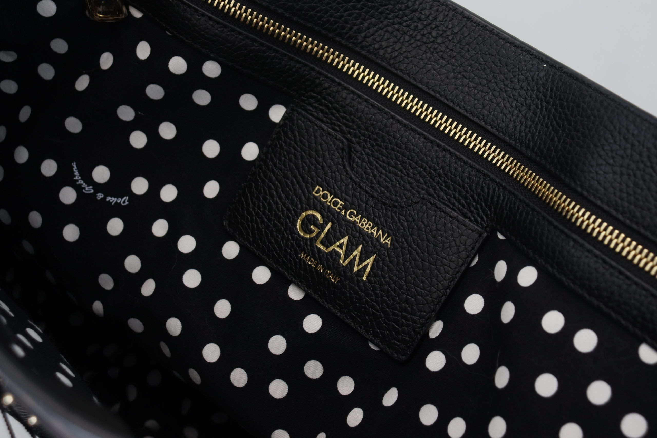 Dolce & Gabbana Glam Leopard Print Charmli teri sumka