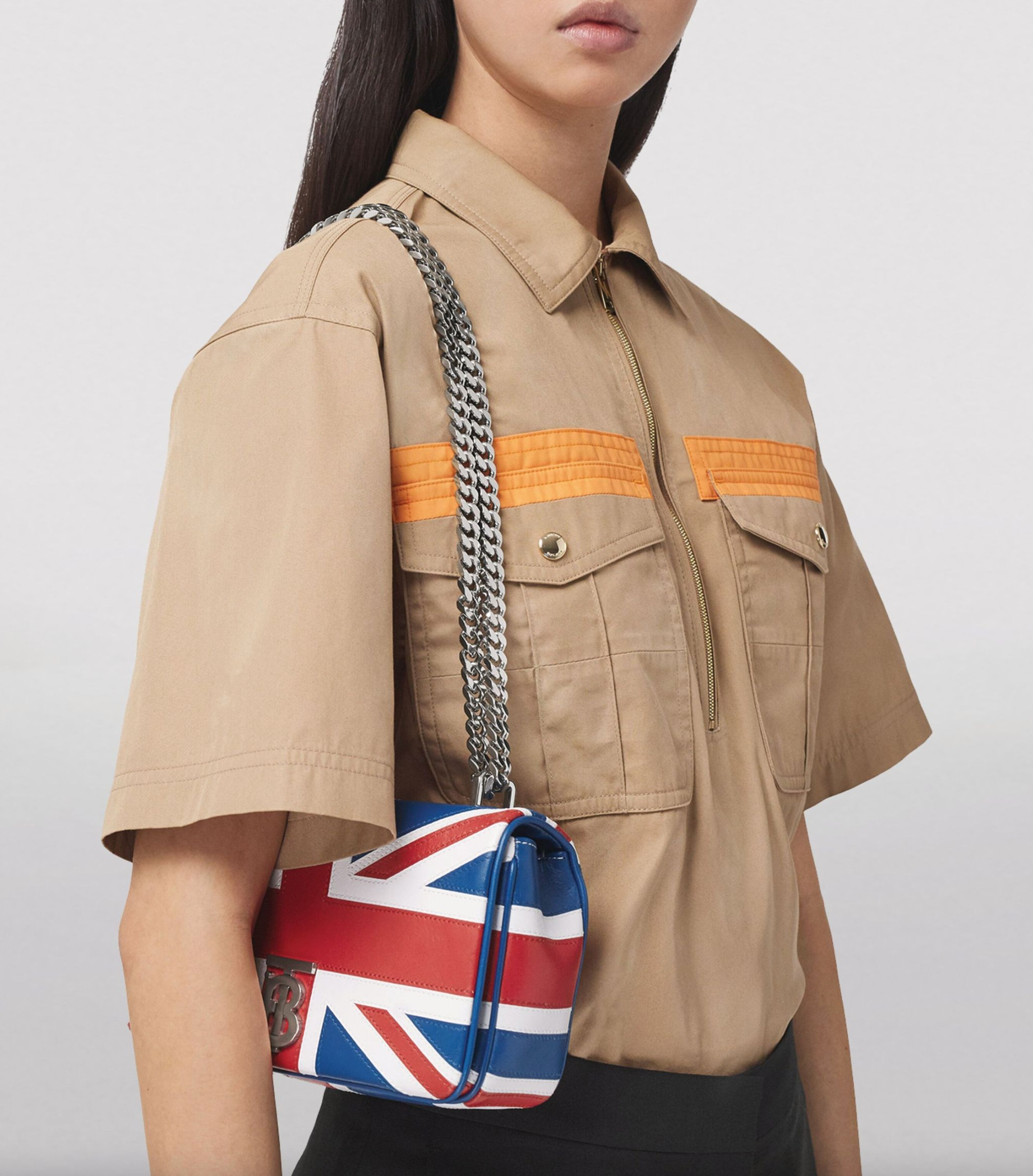 Crossbody Bag Burberry Union Jack Chic Small Luxe Bag