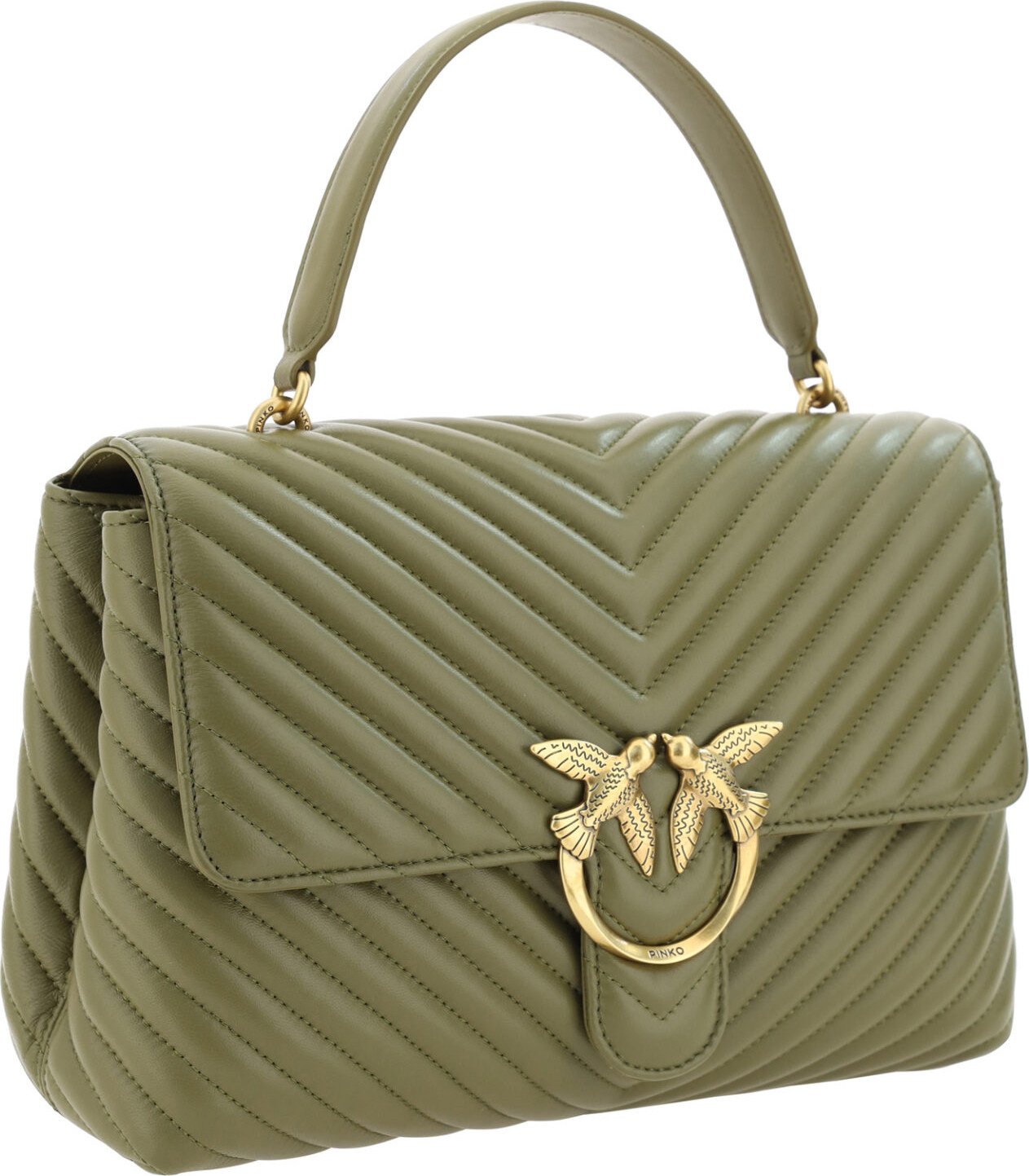 Handbag Pinko Emerald Elegance