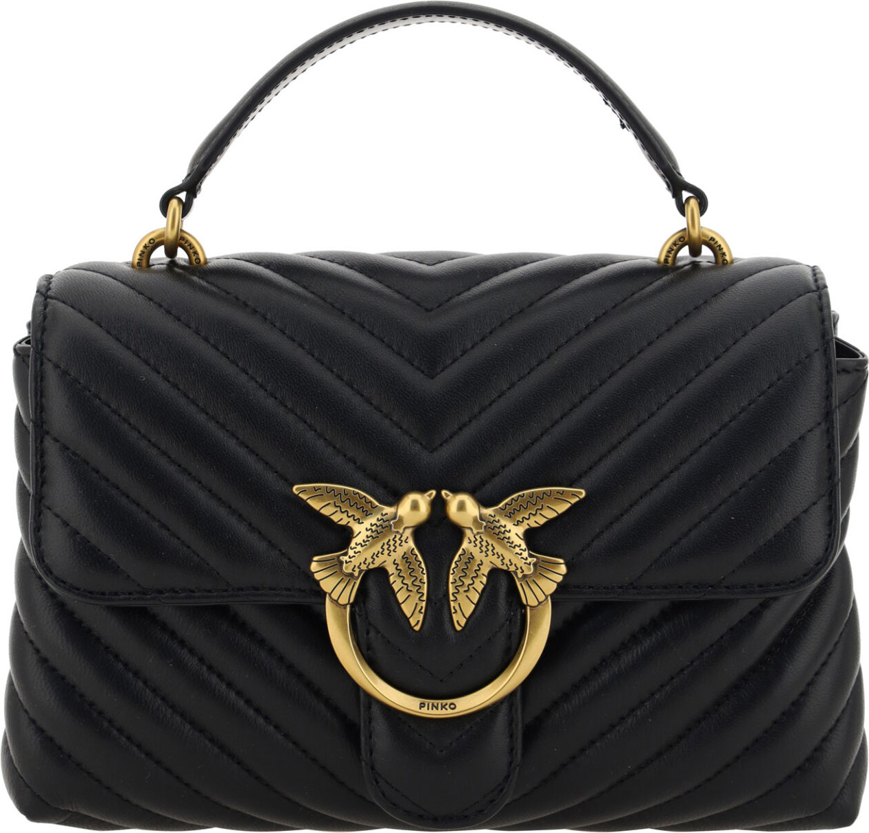 Handbag Pinko Elegant Quilted Mini Handbag Charm