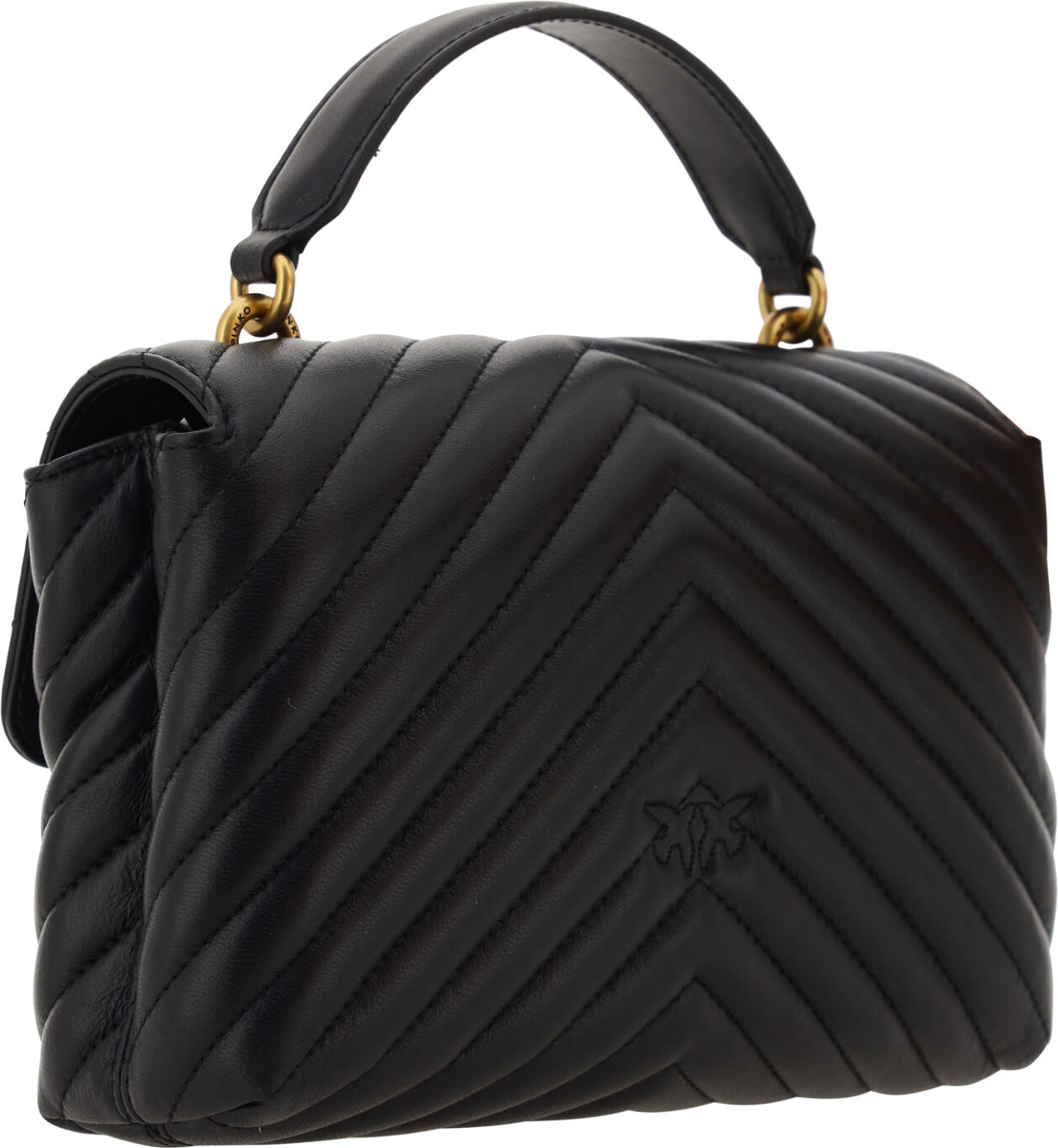 Handbag Pinko Elegant Quilted Mini Handbag Charm