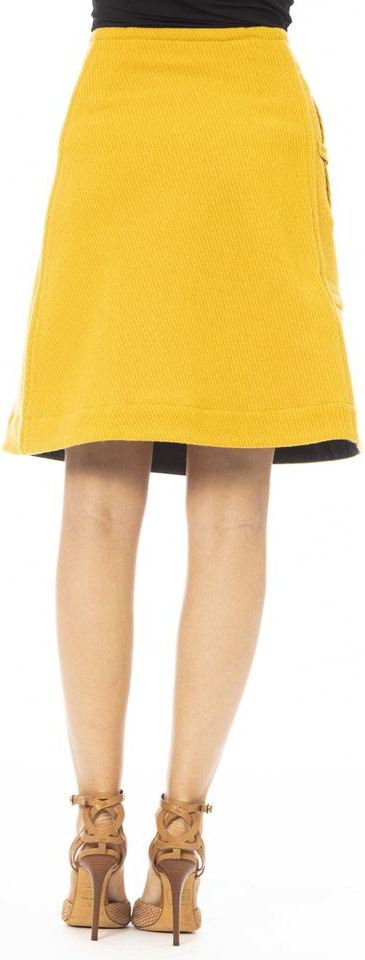 Yellow Wool Women Skirt Jacob Cohen