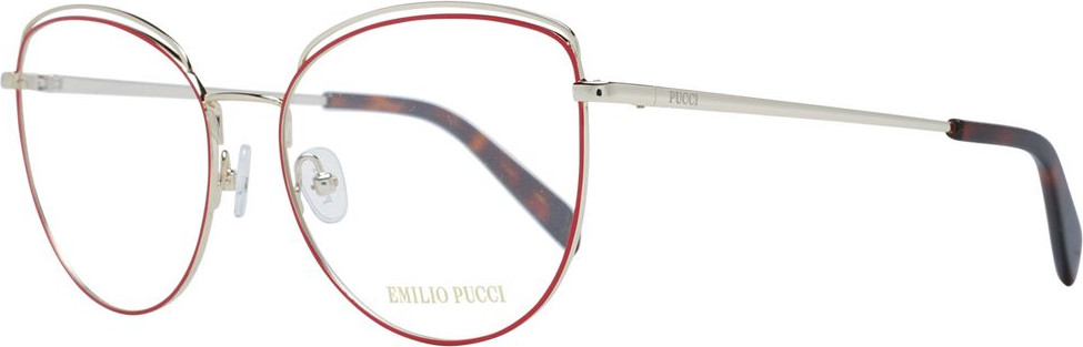 Qizil Metal Ko'zoynak Ramkasi Emilio Pucci