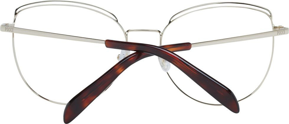Red Metal Glasses Frames Emilio Pucci
