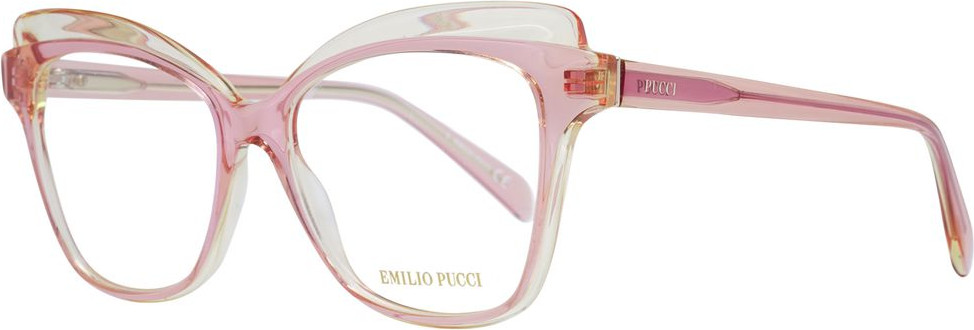 Emilio Pucci pushti rangli plastmassadan yasalgan ko'zoynak ramkasi