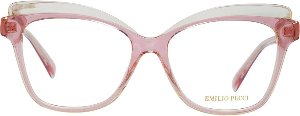 Розовые пластиковые оправы для очков Emilio Pucci