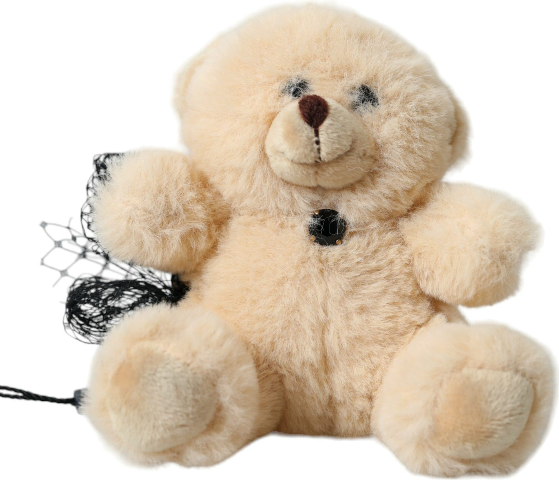 Soch uchun qisqich "Dolce & Gabbana" Bej "Teddy Bear" Mesh To'rli Lentasi