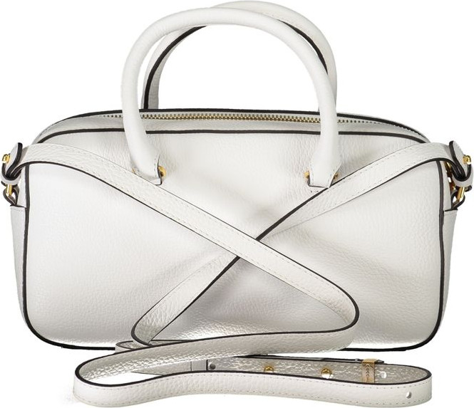 Handbag Coccinelle White Leather