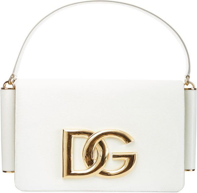 Сумка Dolce & Gabbana Элегантность из слоновой кости в коже
