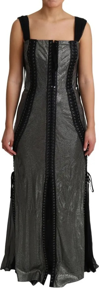Dolce & Gabbana'ning black kristalli bog'ichli podium ko'ylagi