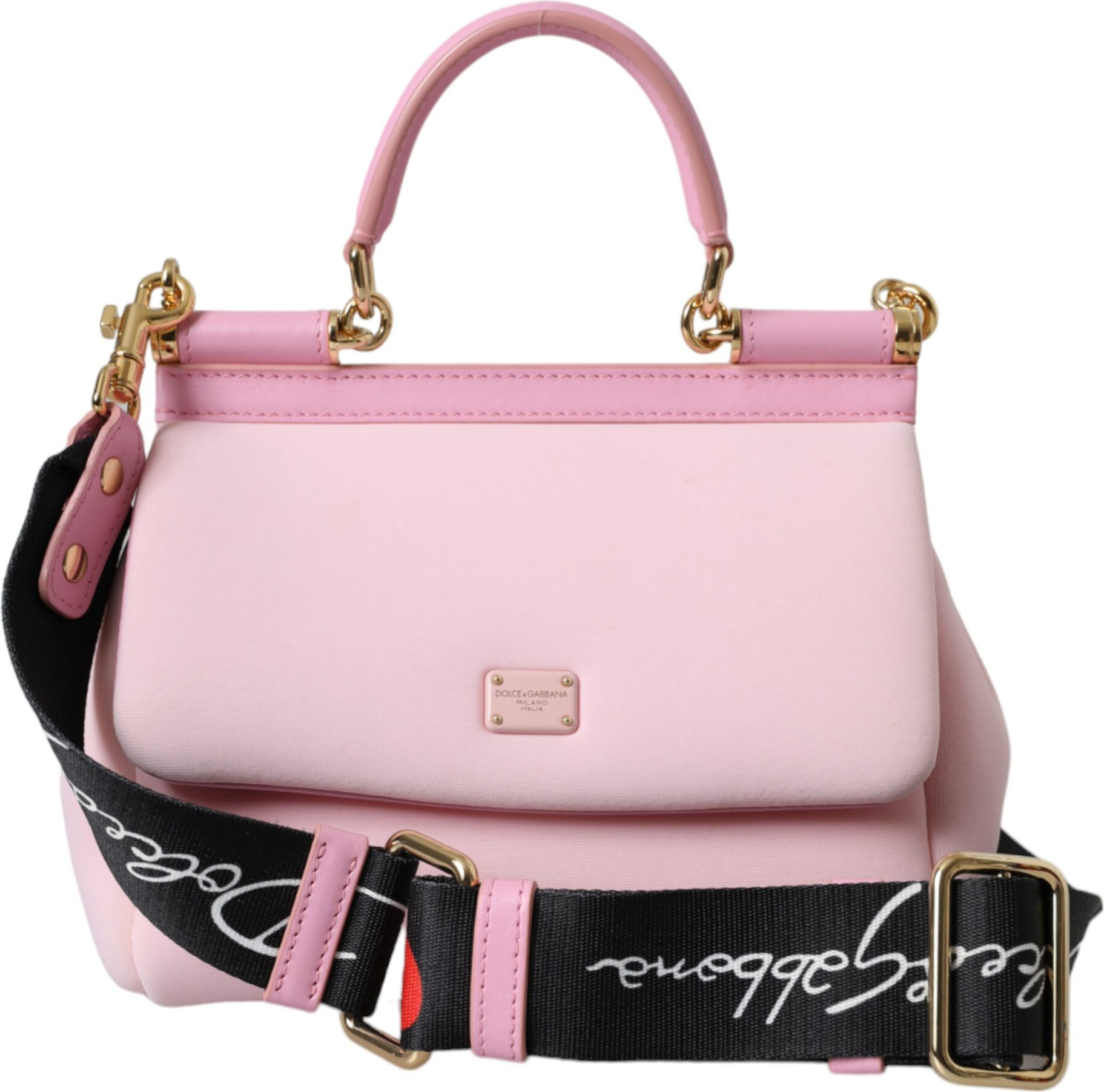 Satchel Bag Dolce & Gabbana Pink Sicily