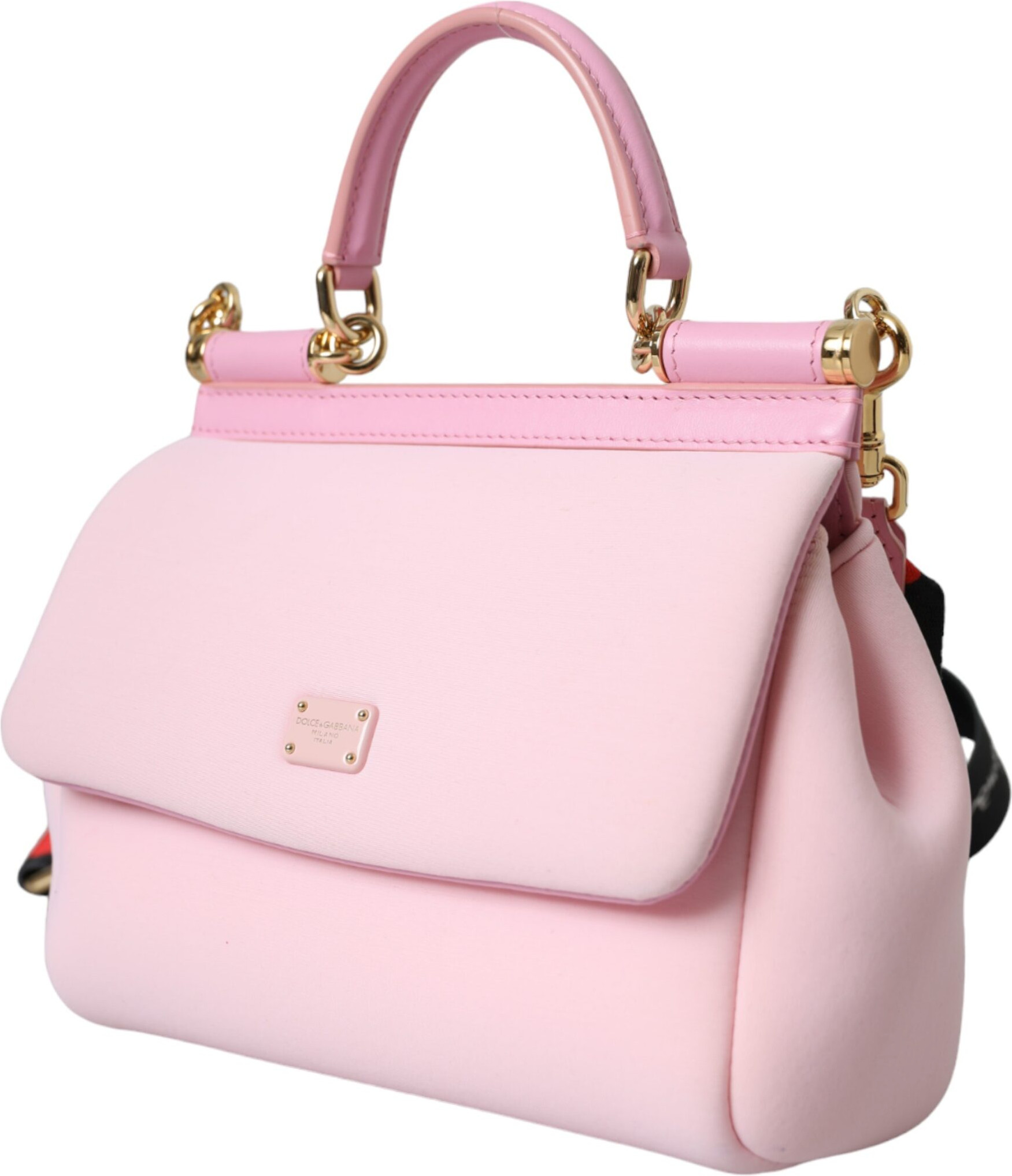 Satchel Bag Dolce & Gabbana Pink Sicily