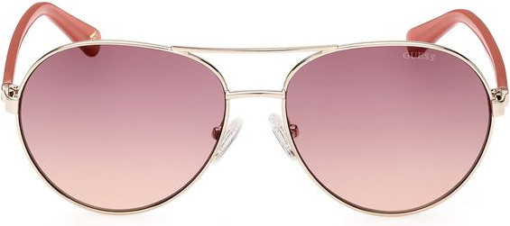 Солнцезащитные очки GUESS Золотые металлические солнцезащитные очки