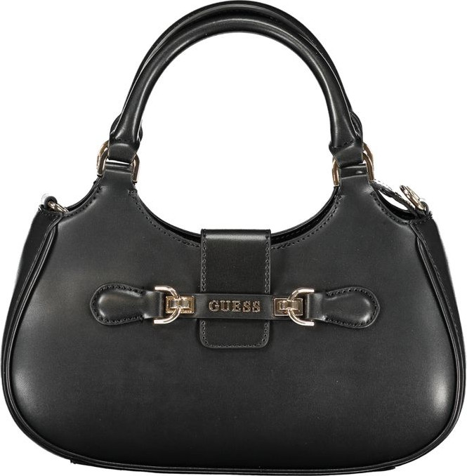 Handbag Guess Shoes Black Polyethylene