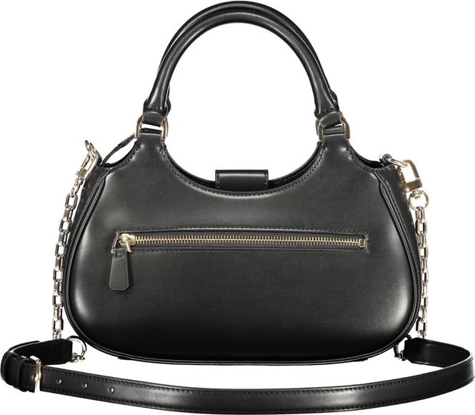 Handbag Guess Shoes Black Polyethylene