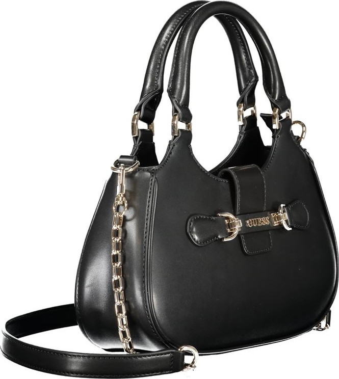 Handbag Guess Shoes Black Polyethylene