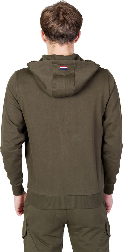 Hoodie U.S. Polo Assn. Green Cotton