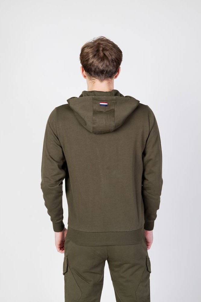 Hoodie U.S. Polo Assn. Green Cotton