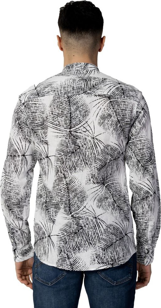 Black Linen Pattern Shirt Antony Morato