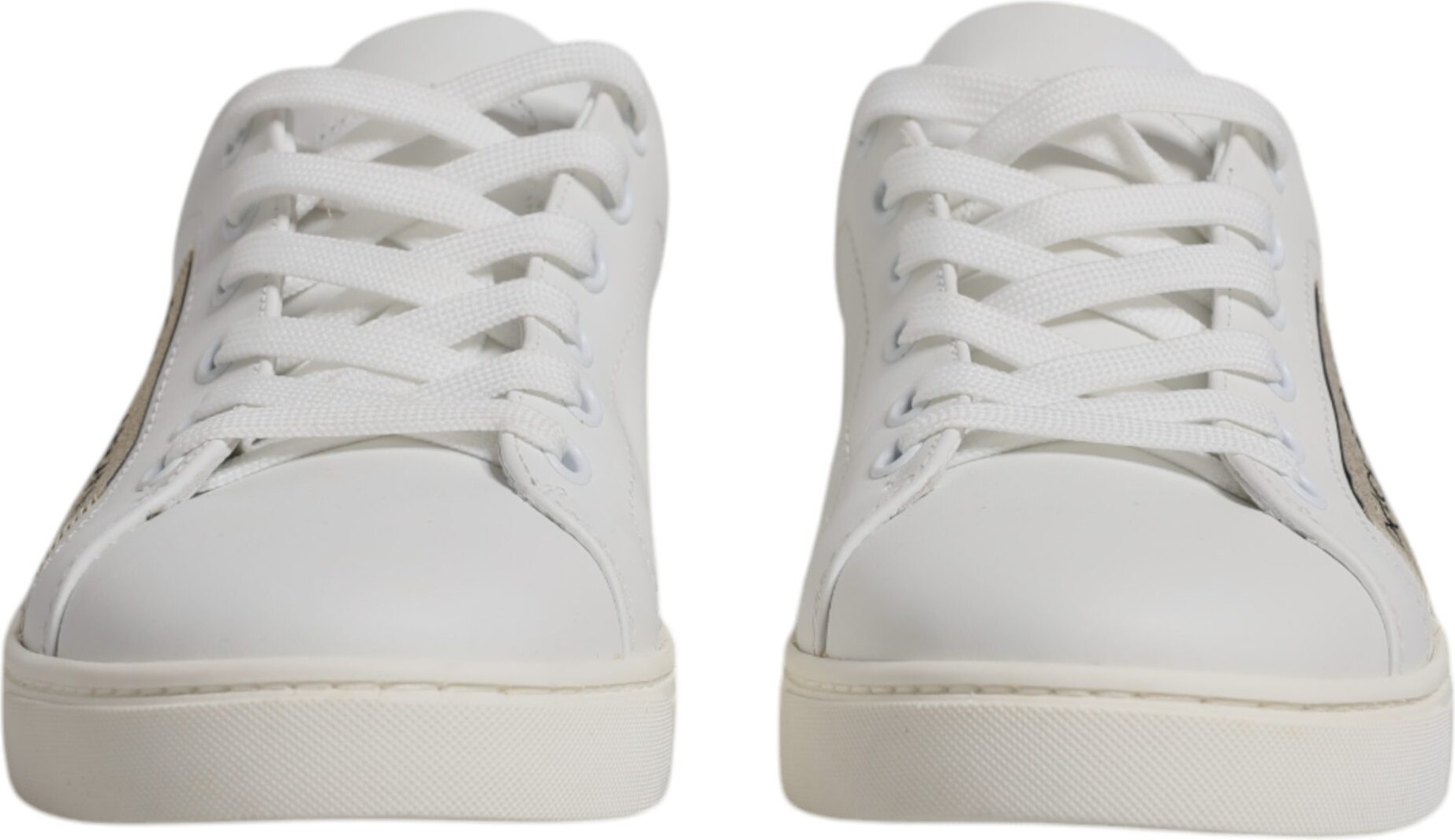 White London Calf Leather Sneakers Shoes Dolce & Gabbana