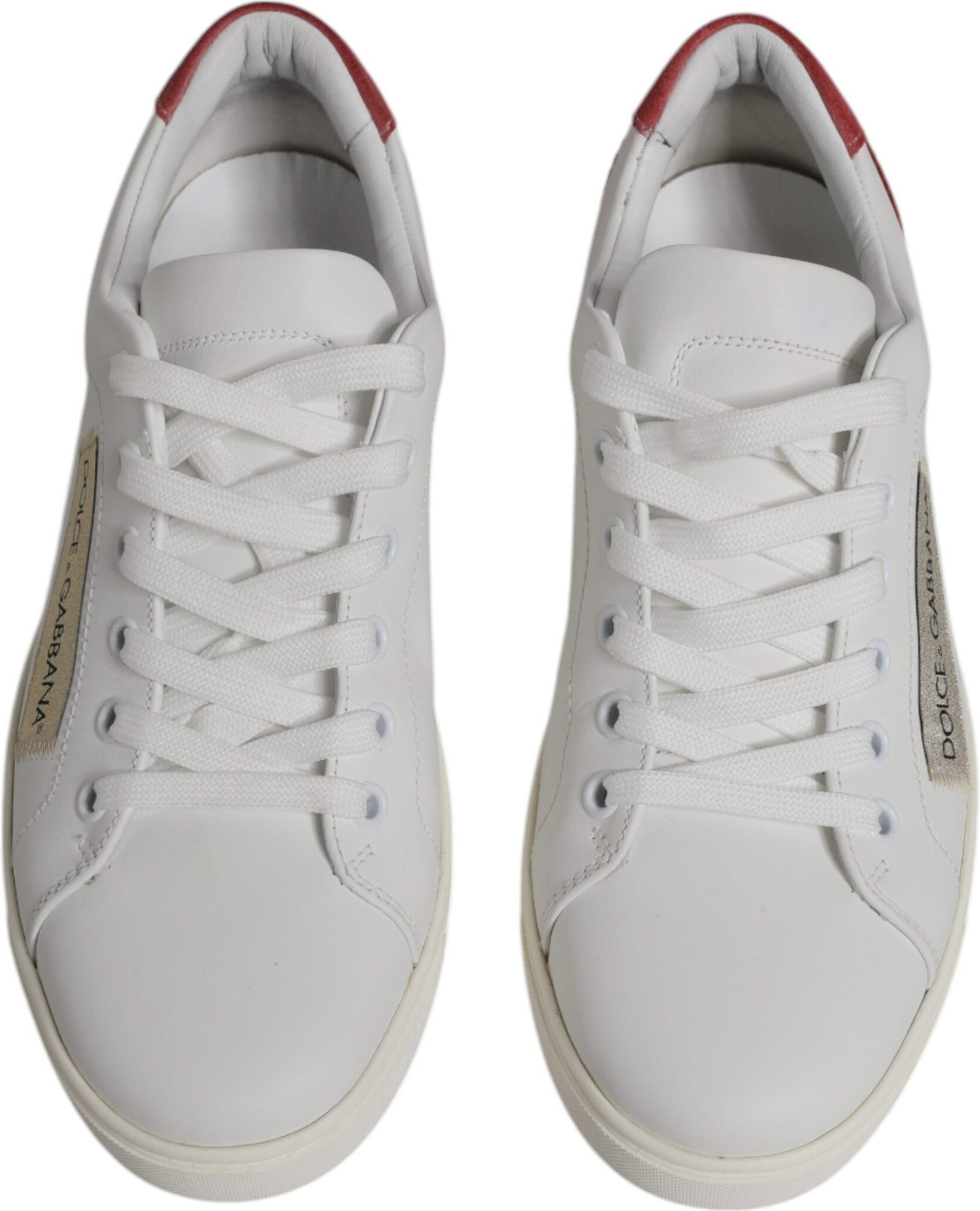 White London Calf Leather Sneakers Shoes Dolce & Gabbana