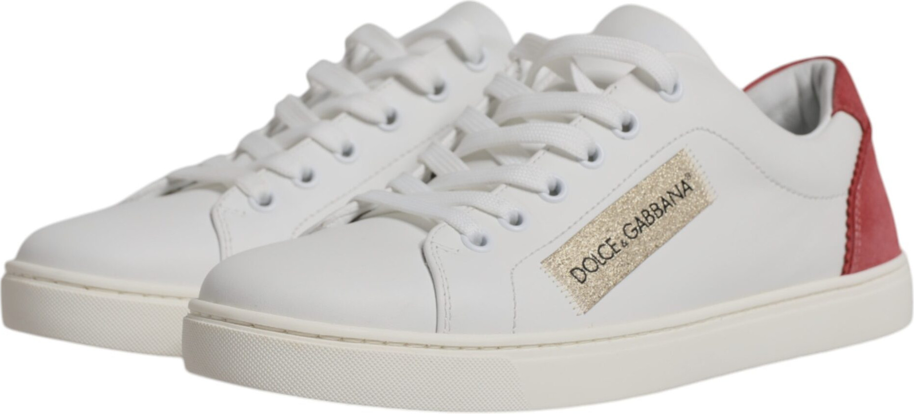 White London Calf Leather Sneakers Shoes Dolce & Gabbana