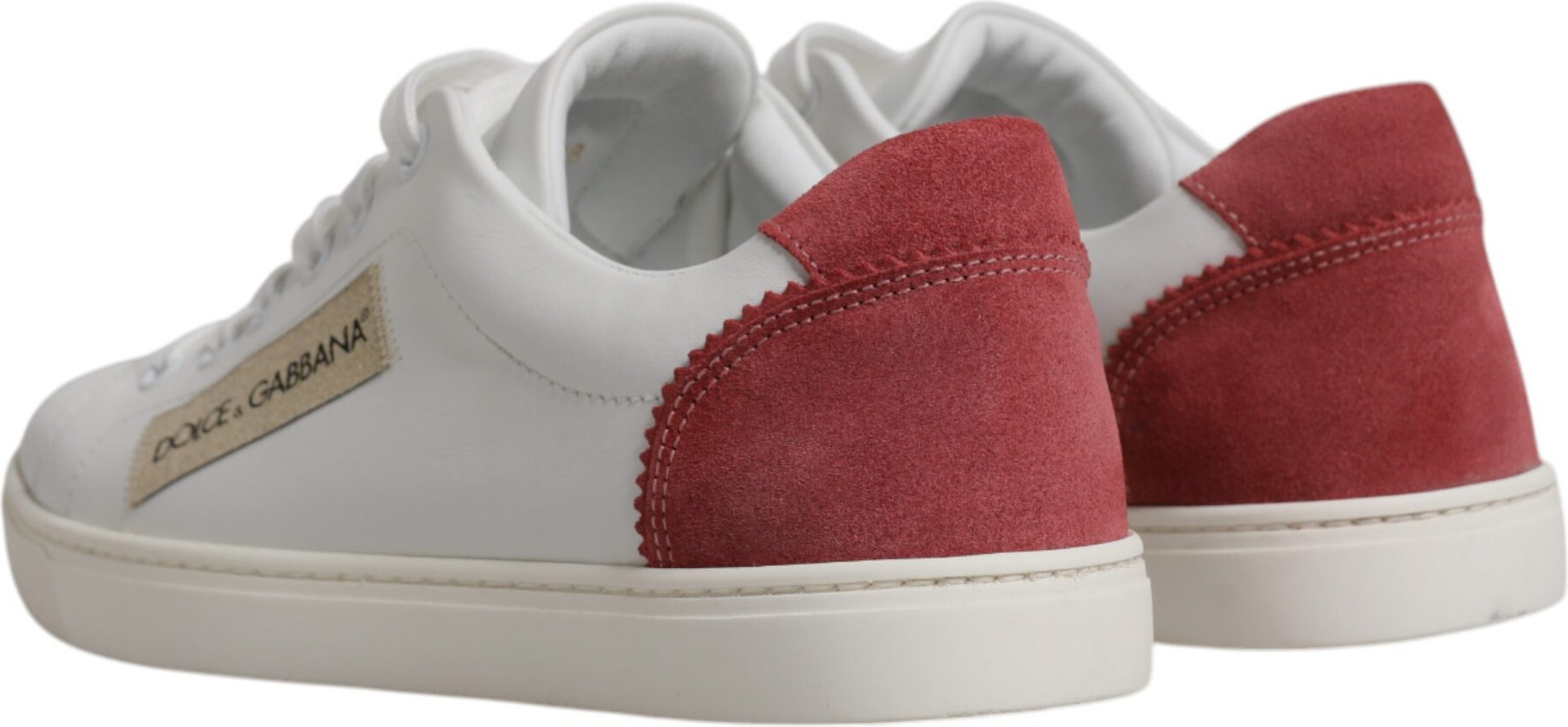 White London Calf Leather Sneakers Shoes Dolce & Gabbana