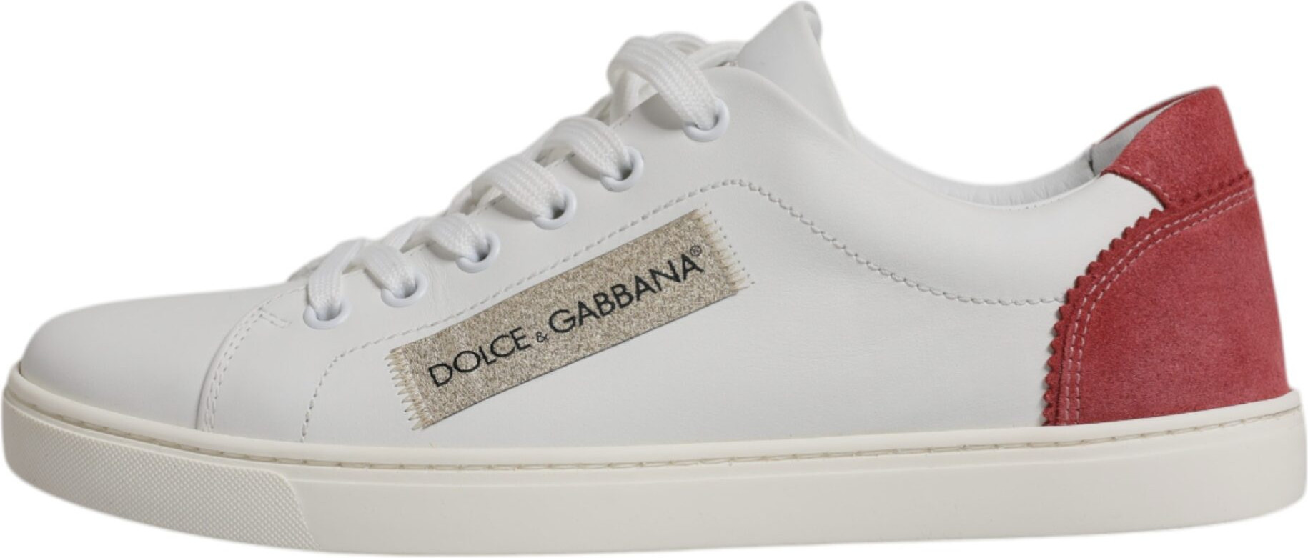 White London Calf Leather Sneakers Shoes Dolce & Gabbana